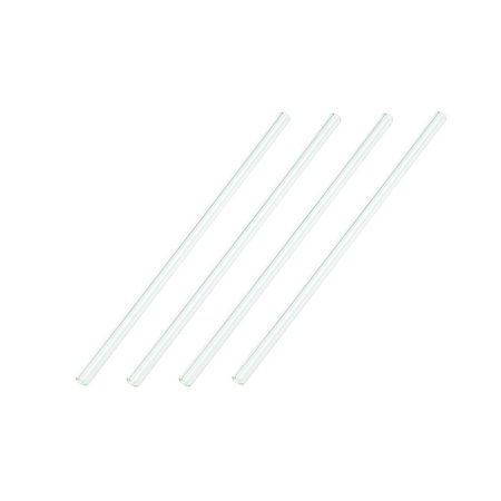 FORRAJE Glass Straws, Clear FO2514263